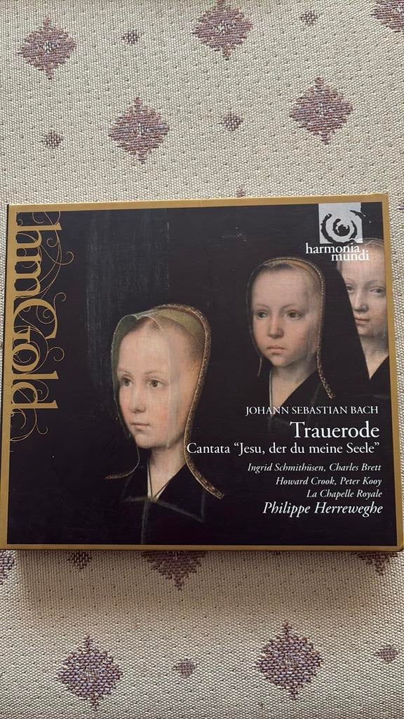 Bach: Trauerode BWV 198 + BWV 78 - Herreweghe - CD, Ophalen of Verzenden, Barok, Zo goed als nieuw, Vocaal