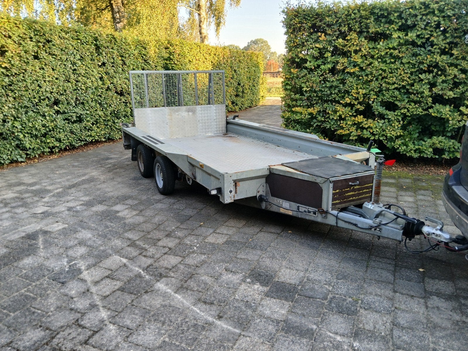 Ifor williams machinetransporter 3500 kg GX126, Ophalen, Gebruikt
