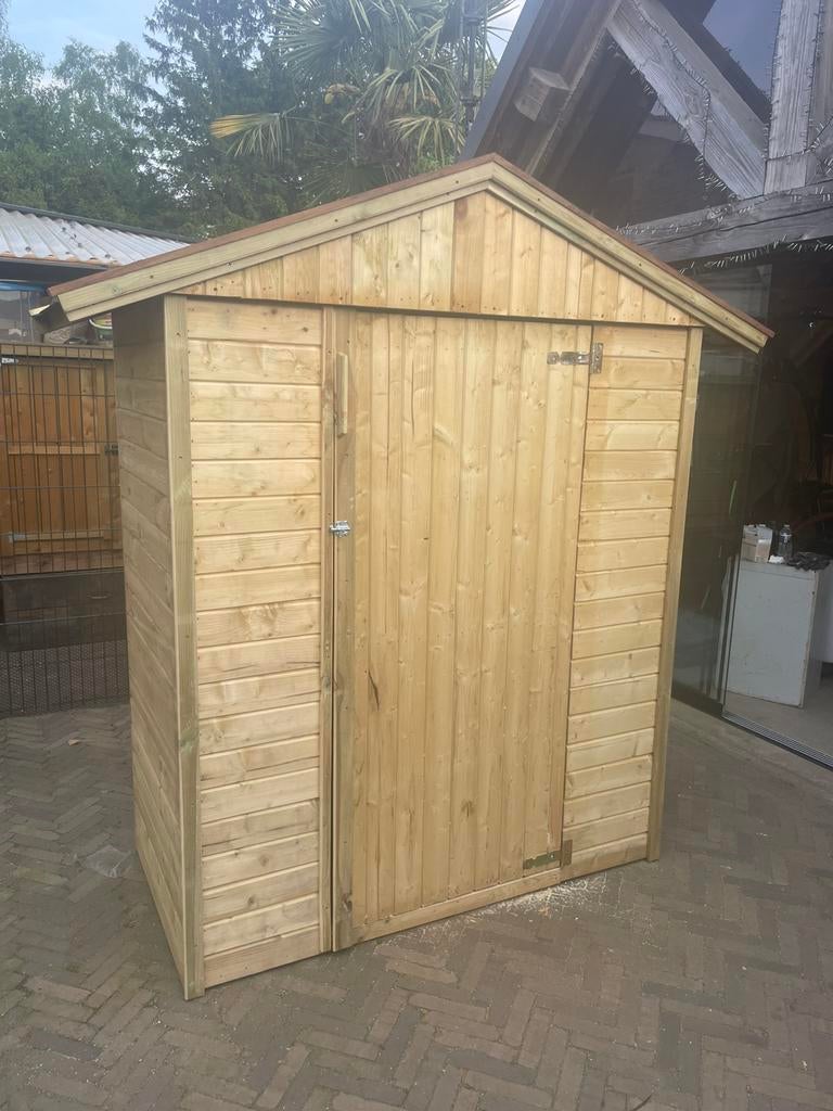Nieuwe tuinkast waterdicht, Tuin en Terras, Ophalen, Nieuw, Hout, Overige typen