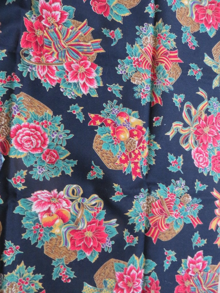 stof/zwart/patchwork/katoen/quilts/manden/kerstmis, Zwart, Nieuw, Ophalen of Verzenden, 30 tot 120 cm