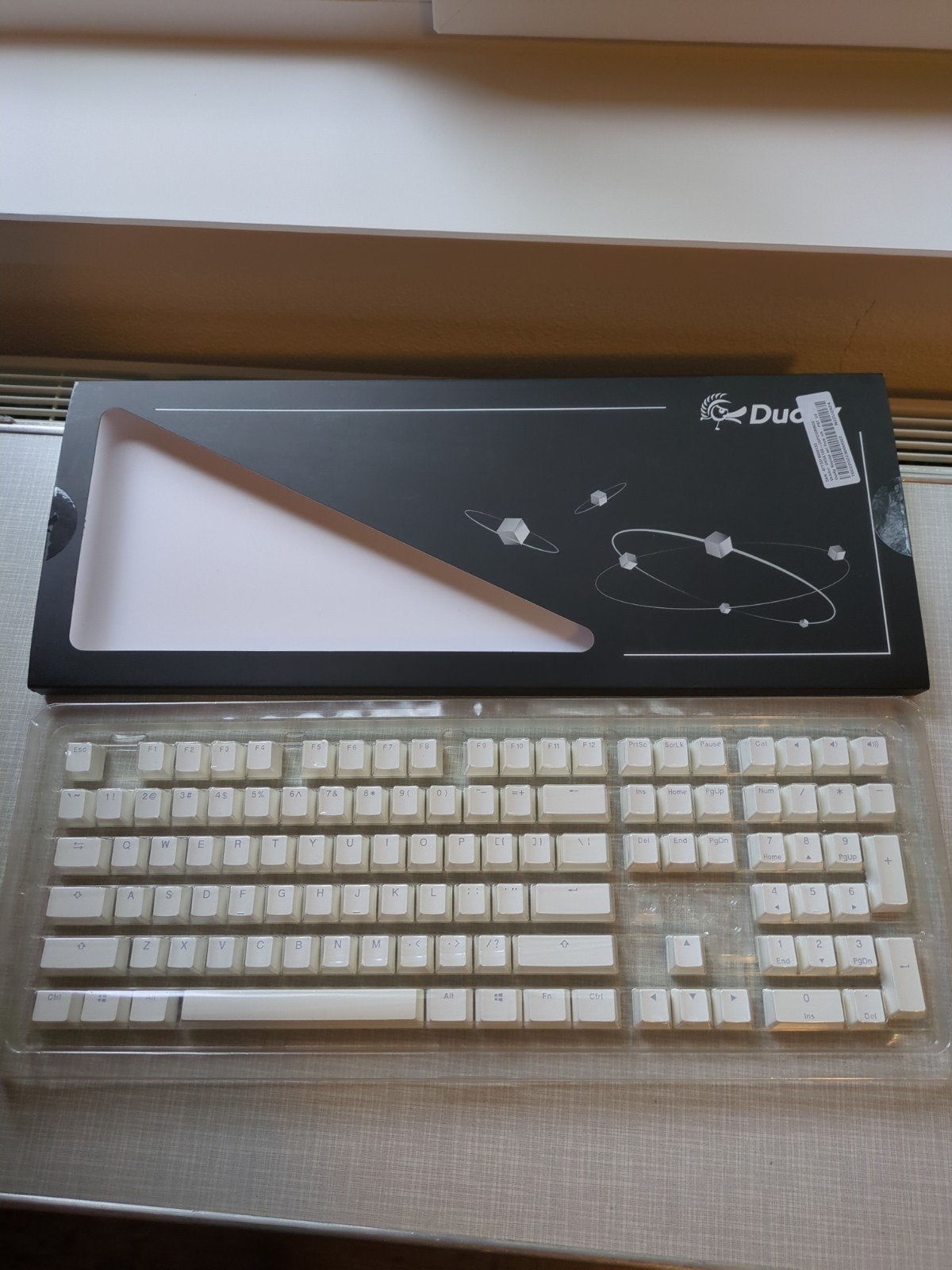 Ducky Keycaps Pure White US, Ophalen of Verzenden, Zo goed als nieuw, Ducky