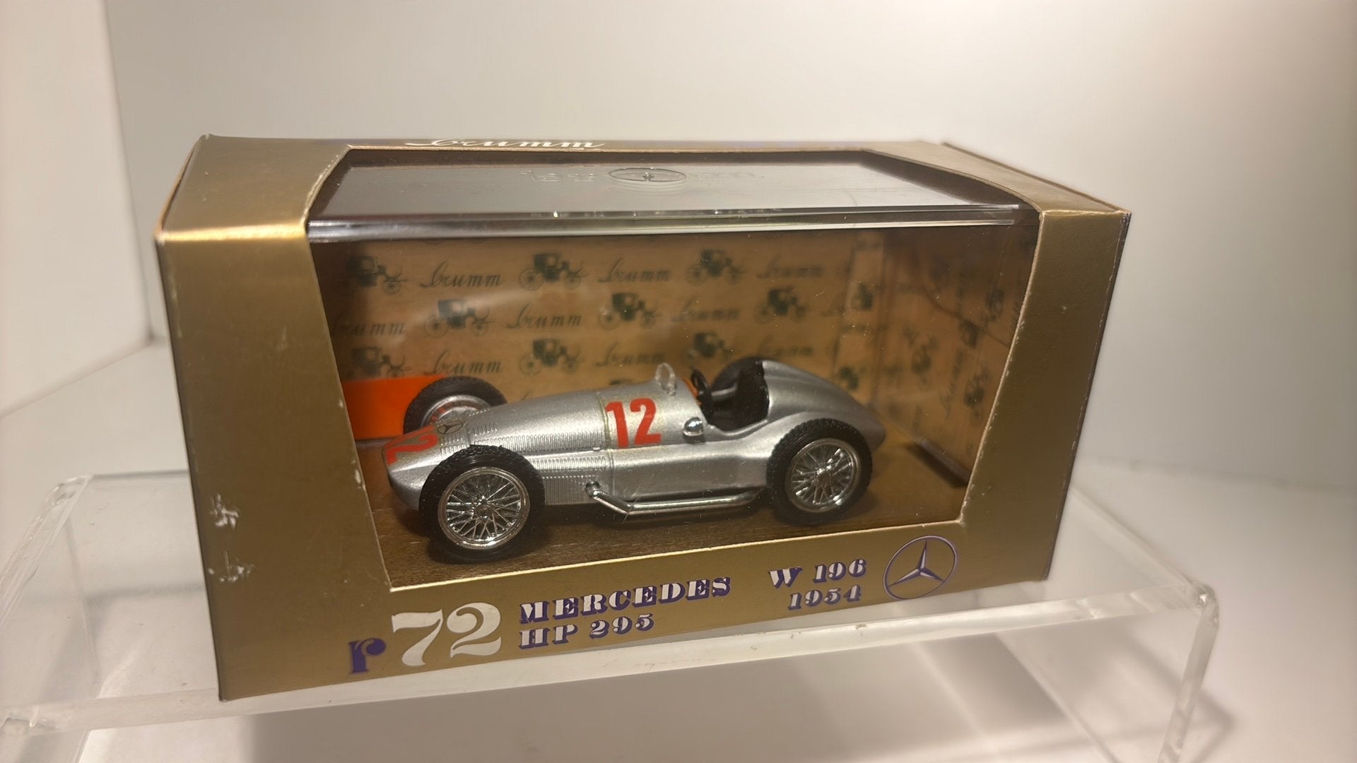 Mercedes benz w196 295 1954 brumm 1.43, Overige merken, Auto, Ophalen of Verzenden, A