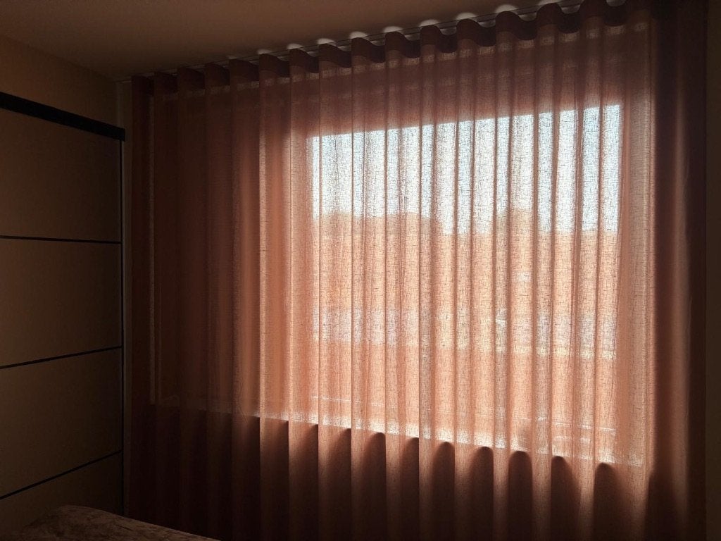 Maatwerk wavegordijn Dolce Blush 260 x 261cm – Nieuw in doos, Ophalen, Overige materialen, Met haken, Karwei