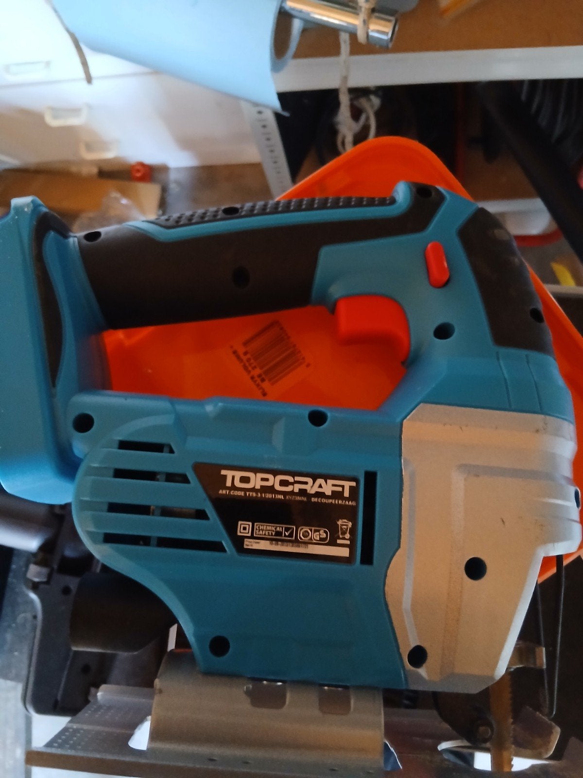 Topcraft Decoupeerzaag 18V - Zo goed als nieuw, Ophalen, Topcraft, Decoupeerzaag, Nieuw