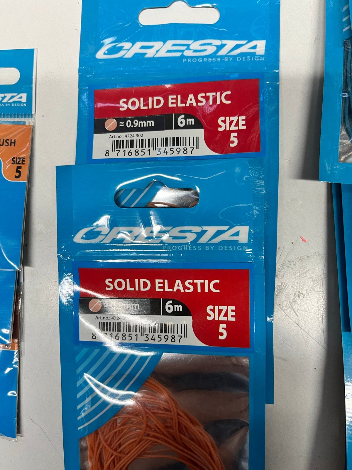 Cresta Solid Elastic en PTFE External Bush visbenodigdheden, Ophalen of Verzenden, Nieuw, Overige typen