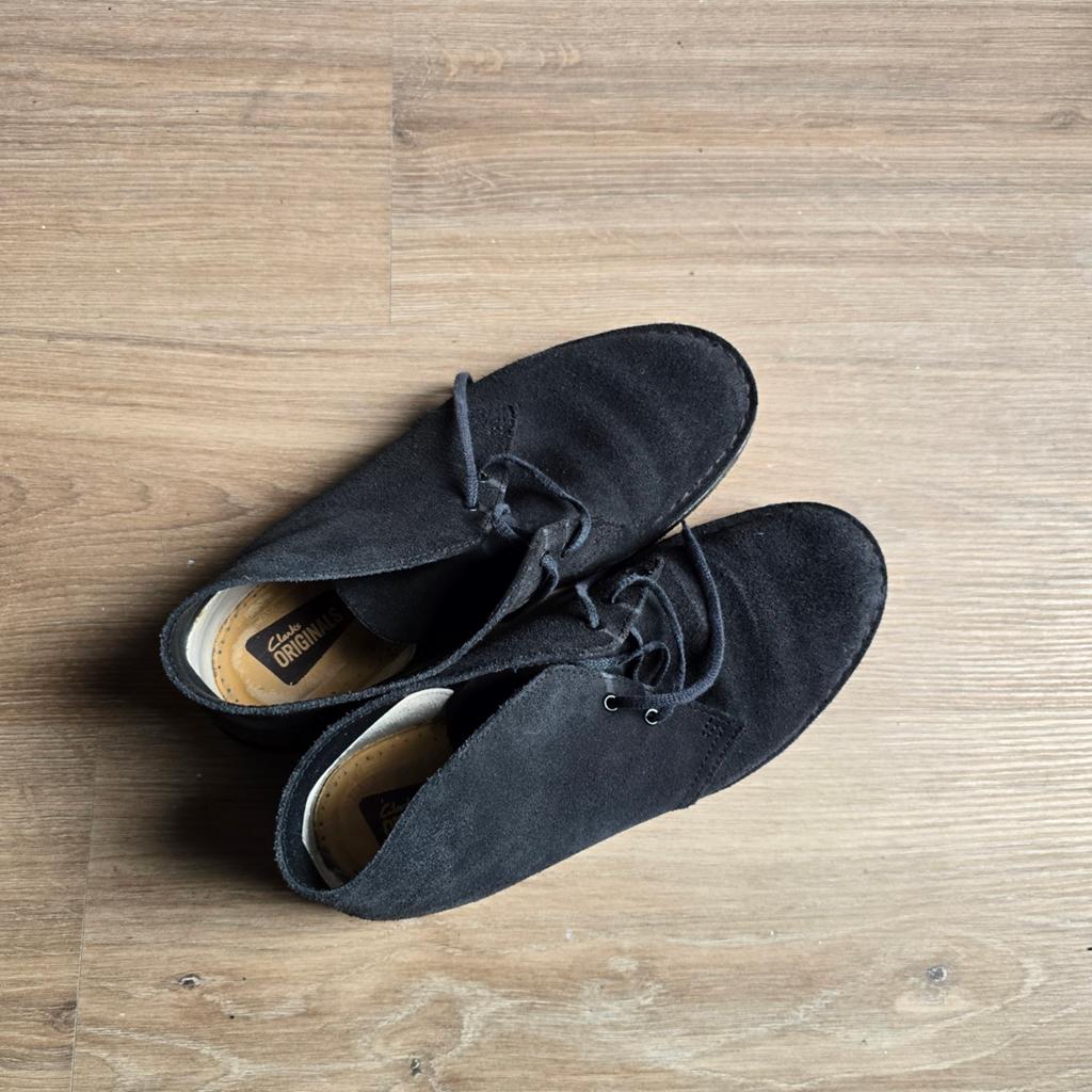 Clarks originals zwart mt 41, Kleding | Heren, Schoenen, Verzenden, Zwart, Clarks, Zo goed als nieuw