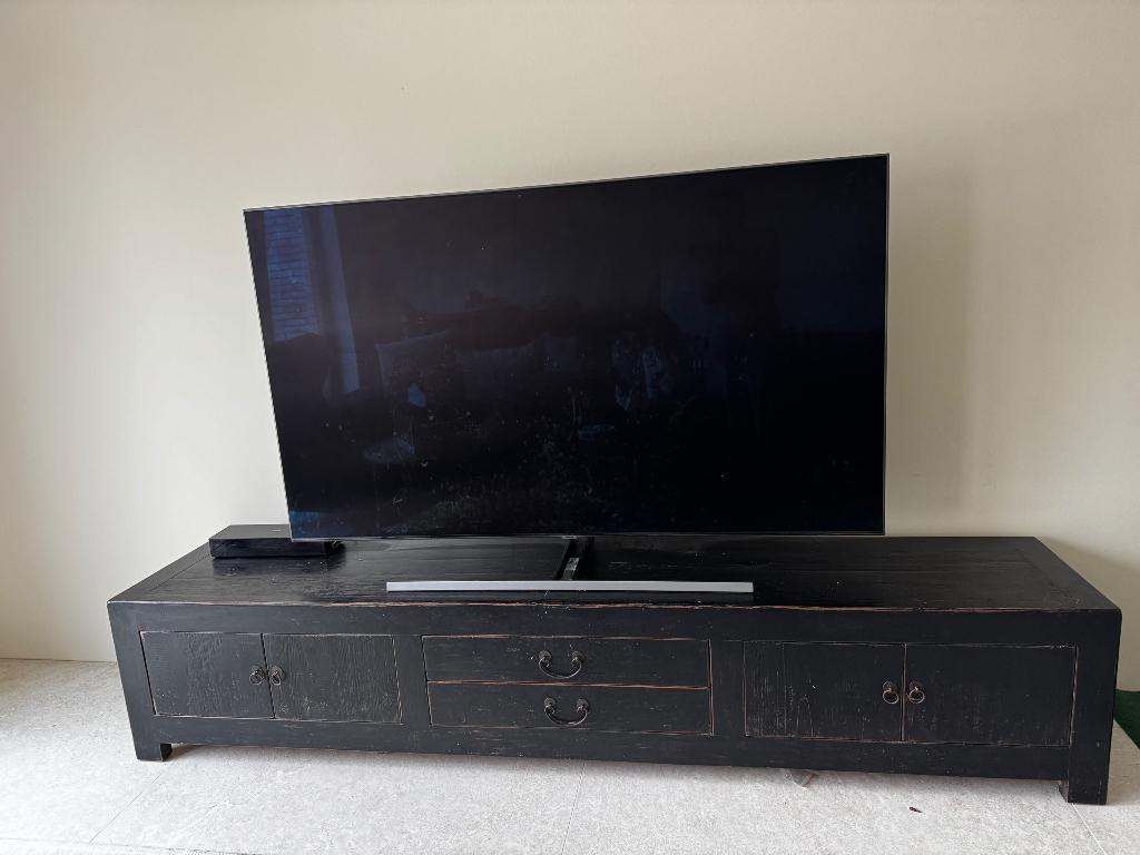 Tv meubel, Ophalen, Zo goed als nieuw, 200 cm of meer, Minder dan 100 cm