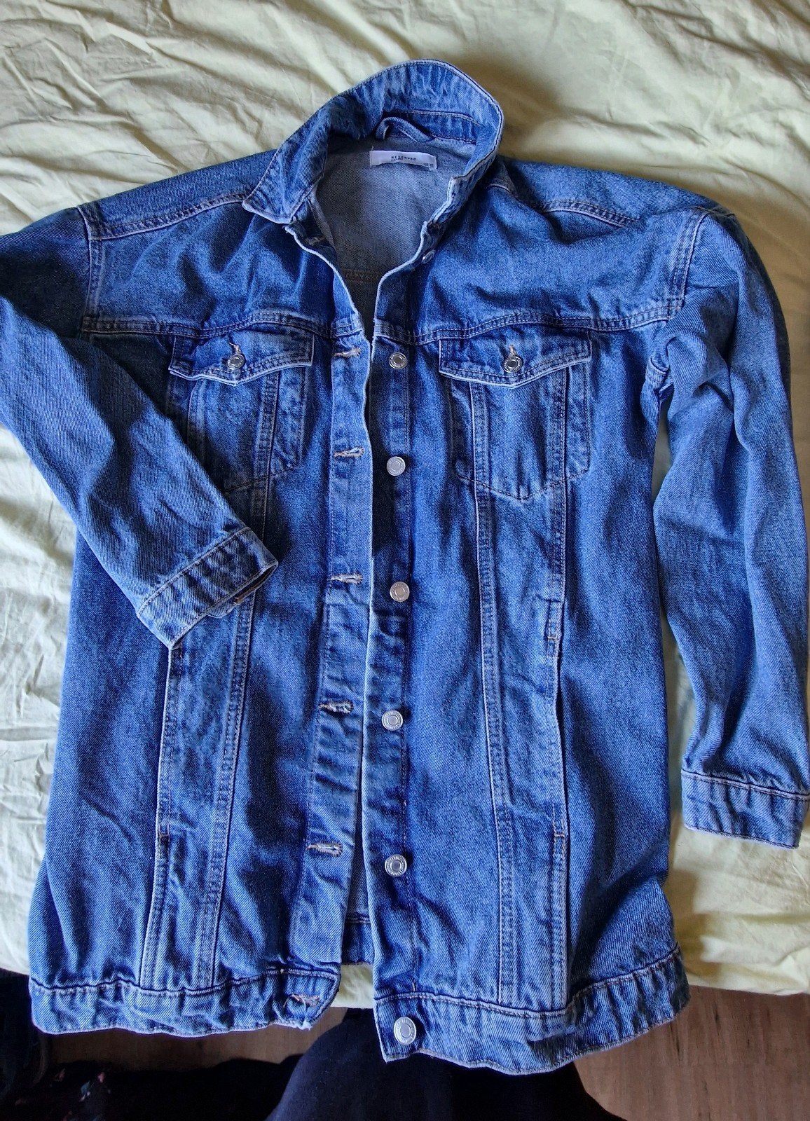 Reserved Denim spijkerjas - Maat 38/40 (M), Reserved Denim, Ophalen of Verzenden, Maat 38/40 (M), Blauw