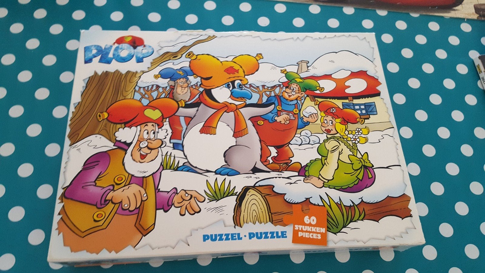 plop puzzel[ 60 stuks ], Kinderen en Baby's, Ophalen of Verzenden, Meer dan 50 stukjes