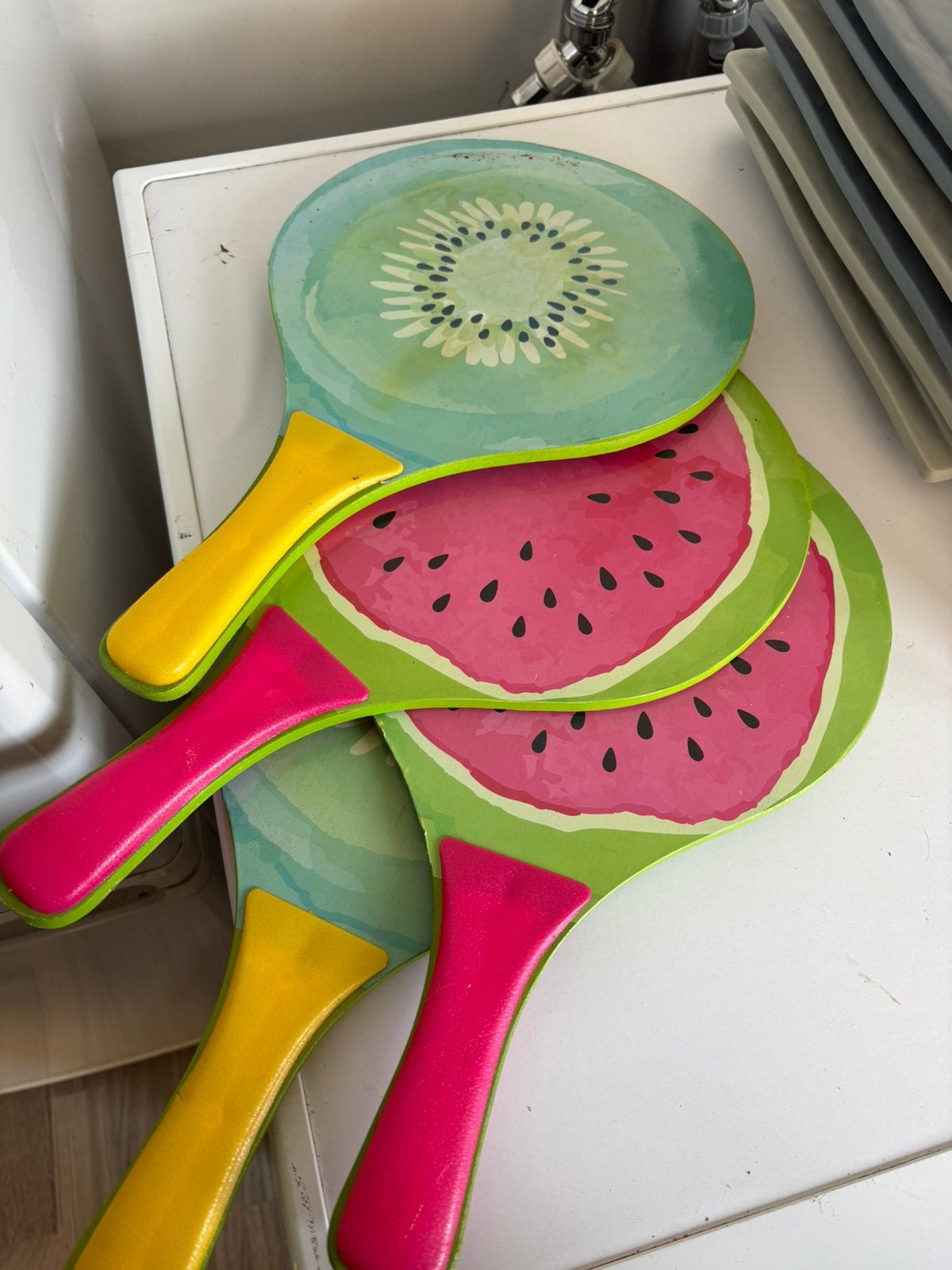 strandrackets, Ophalen