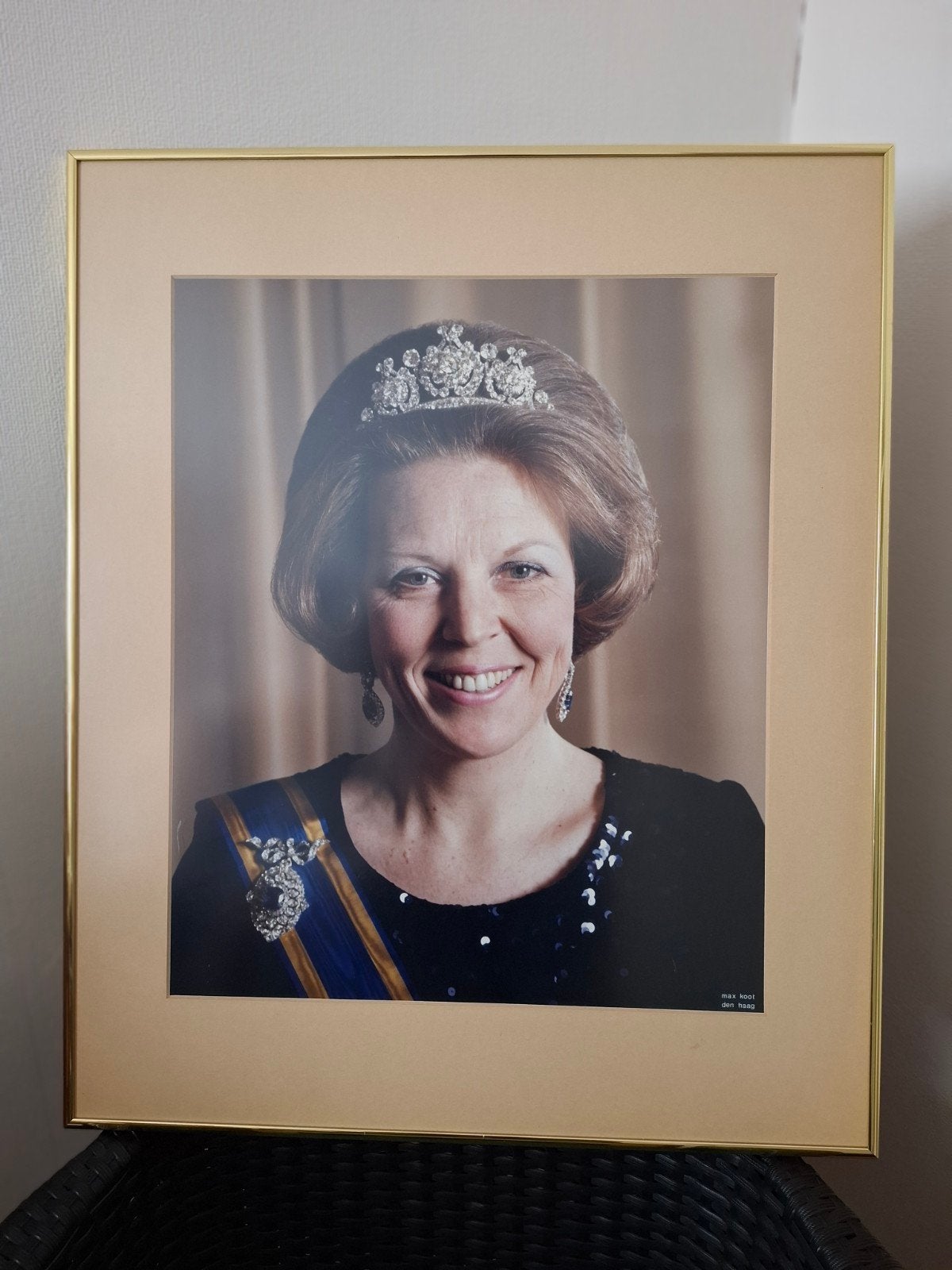2x Statieportret Max Koot - Beatrix & Claus, Ophalen, 50 – 75, Gebruikt, Oorspronkelijke maker