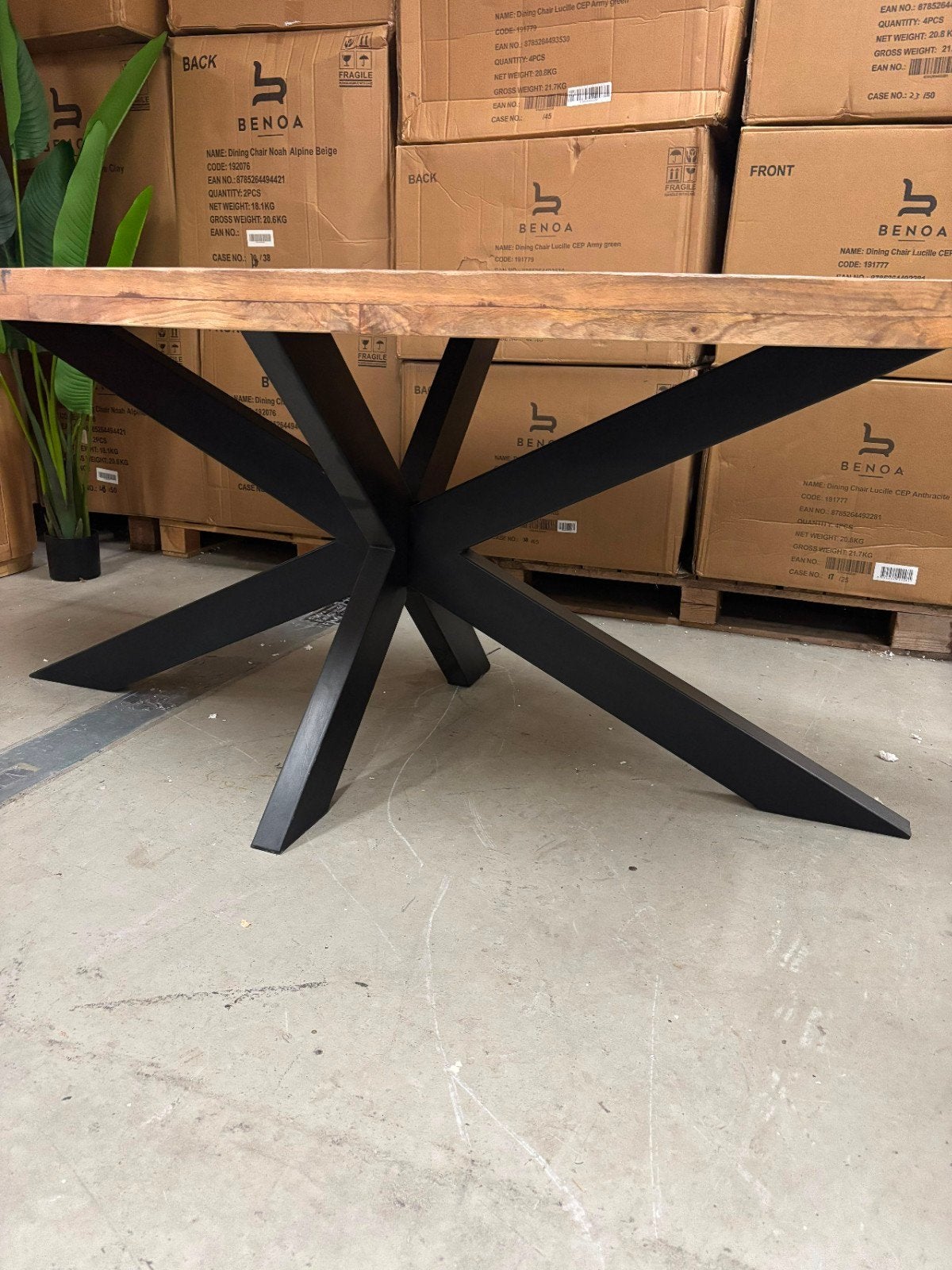 Eetttafel Sturdy 240cm Ovaal Mangohout van Brix, Ophalen