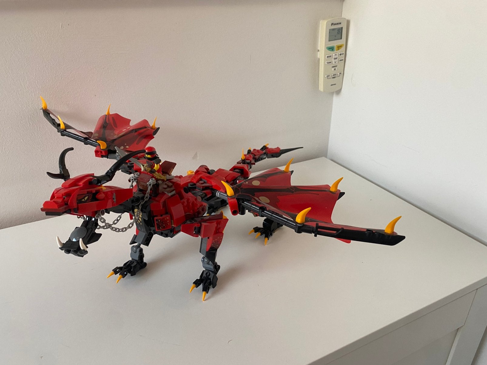LEGO ninja draak, Ophalen of Verzenden, Zo goed als nieuw