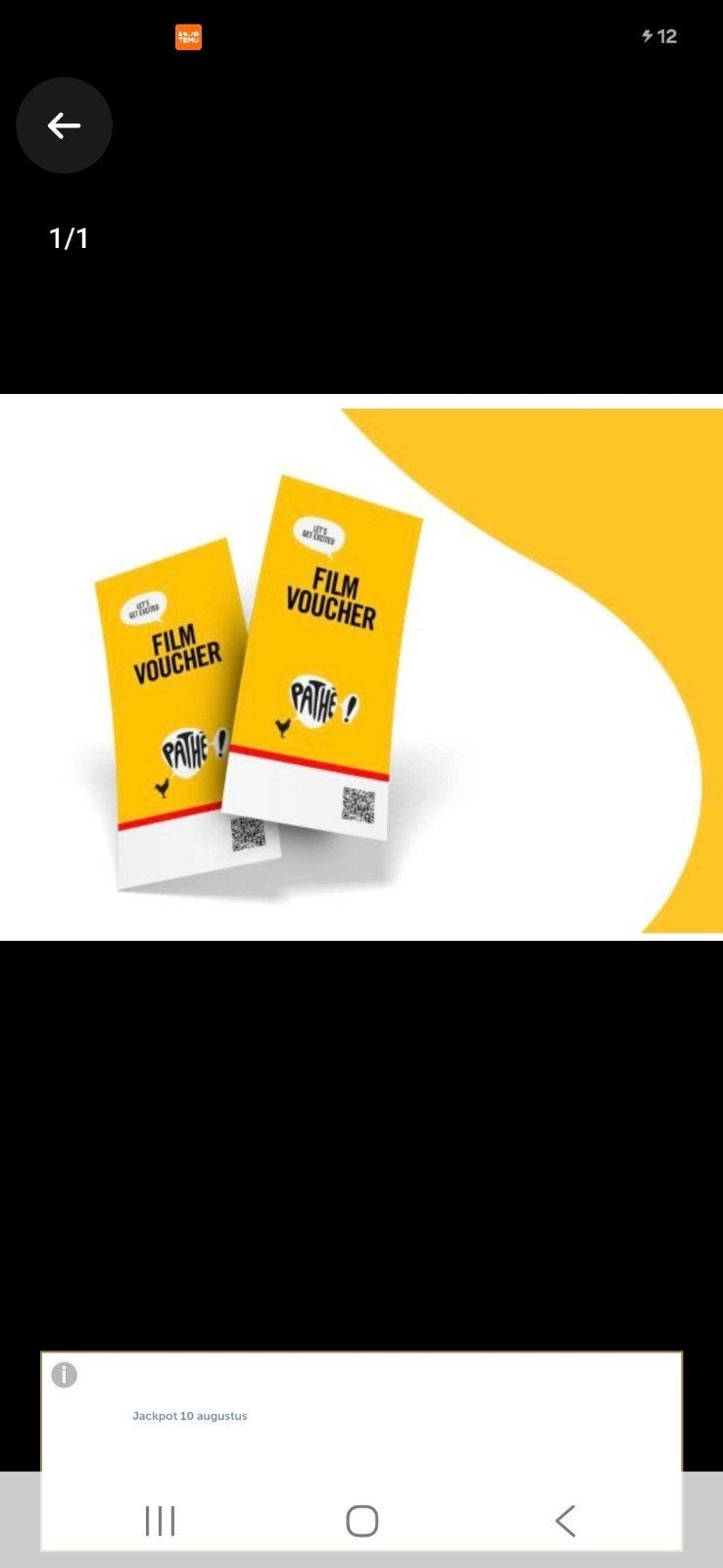pathe 2 kaartjes voor 20 euro (Geen extra kosten voor imax, Tickets en Kaartjes, Twee personen, Vrijkaartje alle films