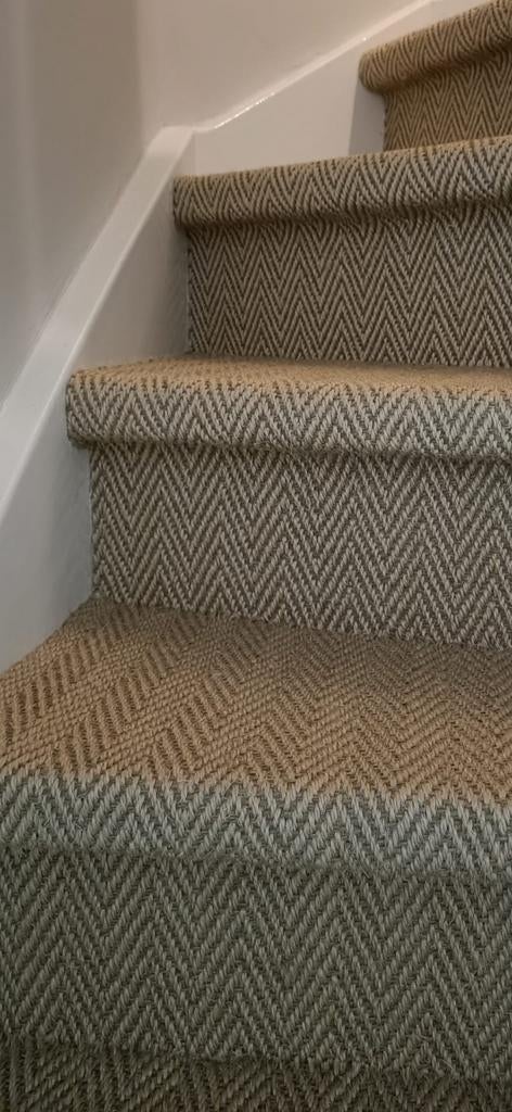Sisal vloerbedekking voor trap of vloer - Diverse kleuren, Grijs, Natuurlijk, Modern, Landelijk, Rechthoekig, Nieuw