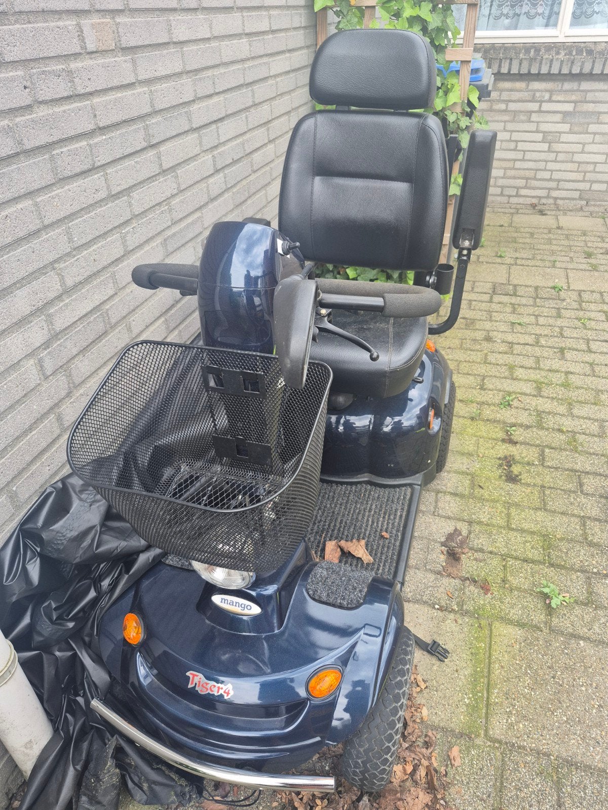 Scootmobiel Tiger 4 mango, Gebruikt, Ophalen of Verzenden, 16 km/u of meer, Mango