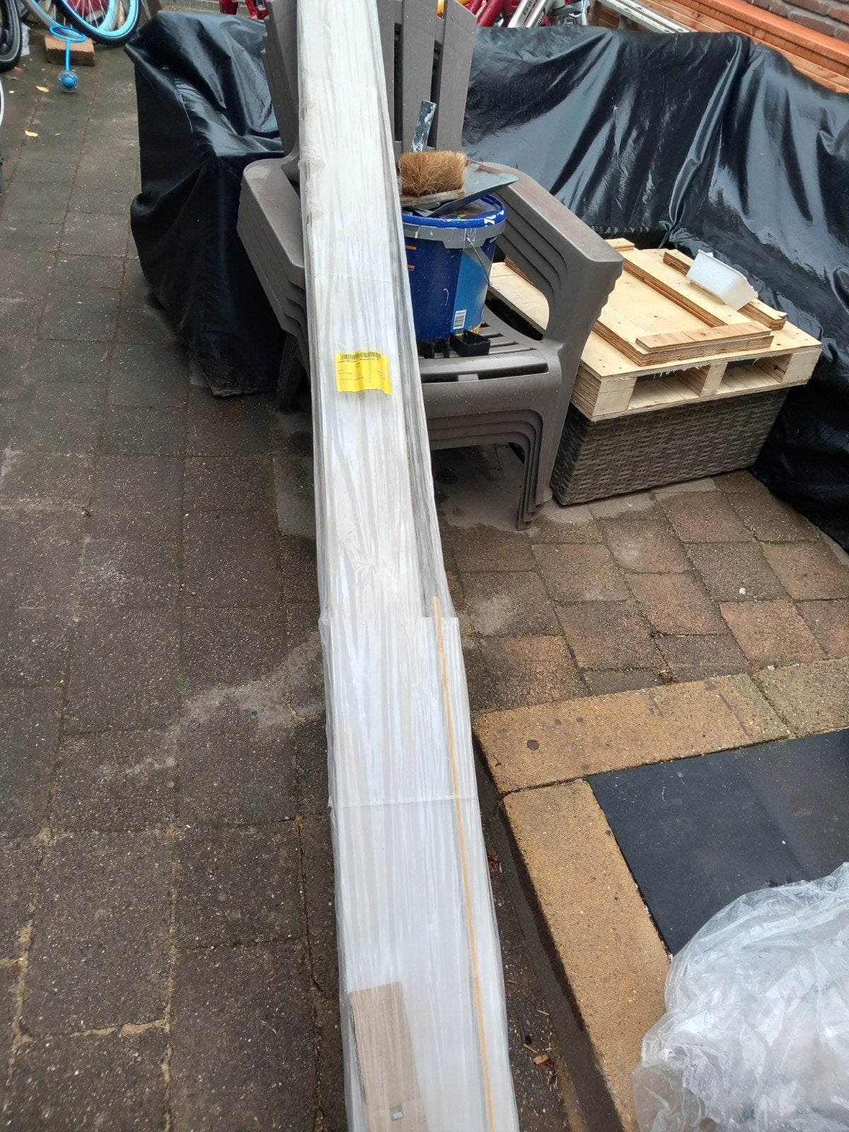 Nieuwe keukenplinten Lichtgrijs/Antraciet, Ophalen, Overige materialen, Nieuw, 250 cm of meer