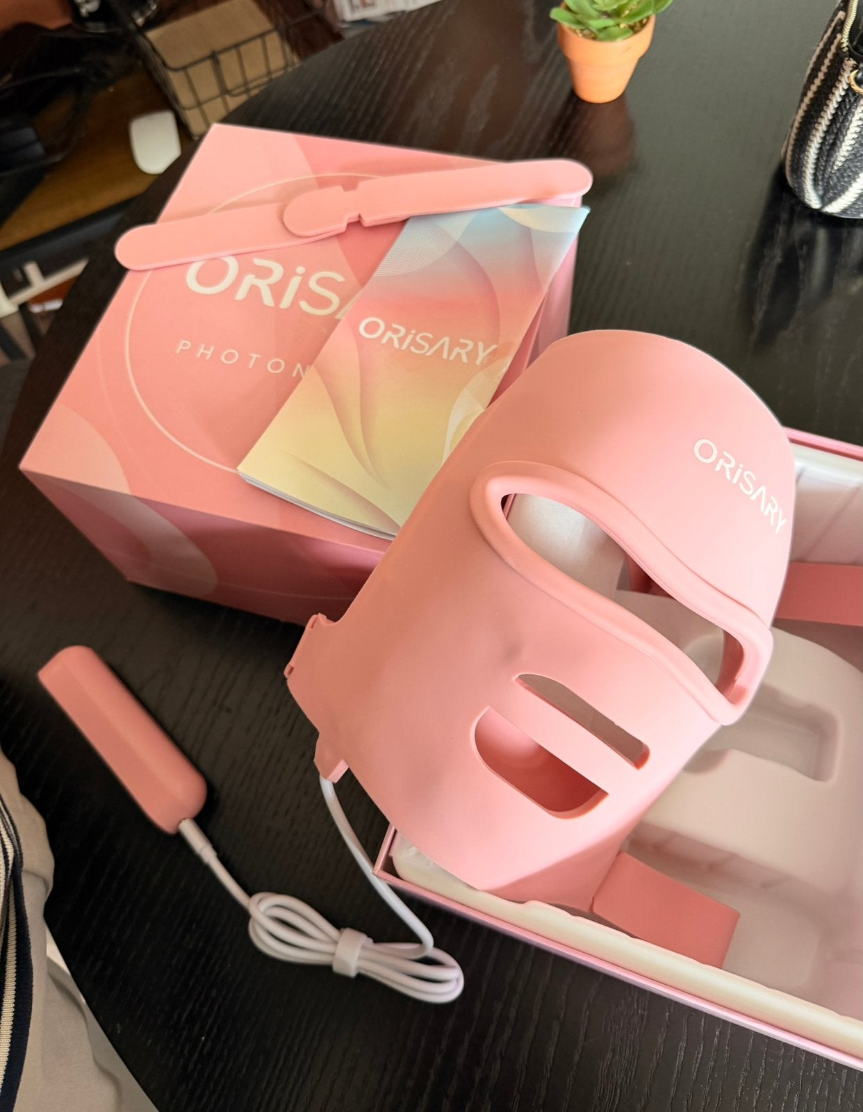 Orisary Photon LED-lichttherapiemasker, Ophalen of Verzenden, Nieuw, Zwart, Handen en Nagels