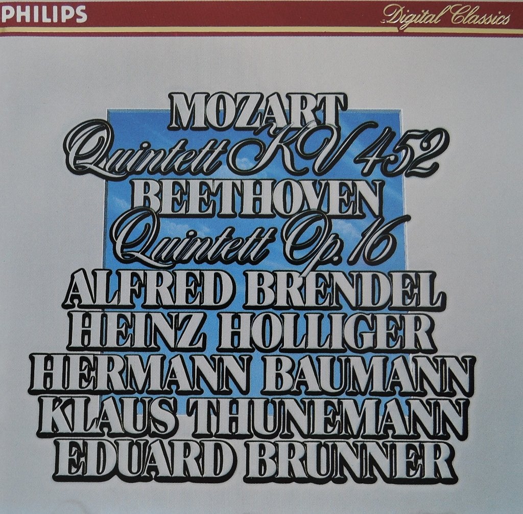 Quintetten / Mozart & Beethoven - Brendel/ Holliger/ Baumann, Kamermuziek, Ophalen of Verzenden, Zo goed als nieuw, Classicisme