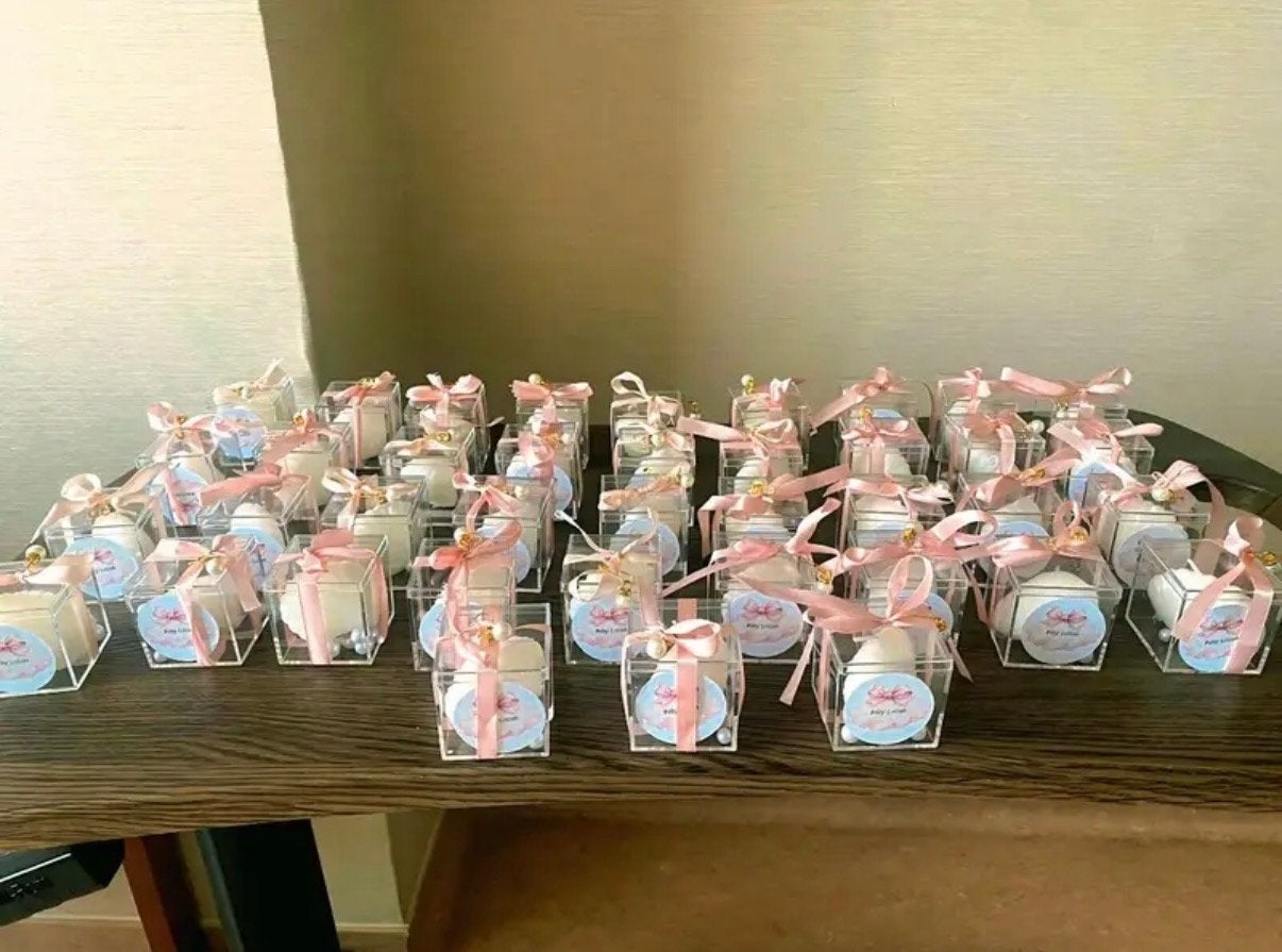 Kaarsen voor Bruiloft /gender reveal & babyshower, Ophalen, Nieuw, Versiering, Geboorte of Huwelijk