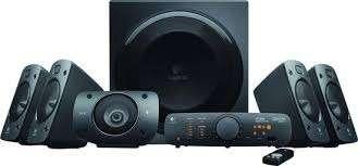speakers logitech, Computers en Software, Pc speakers, Zo goed als nieuw, Audiokanaal 5.1, Ophalen
