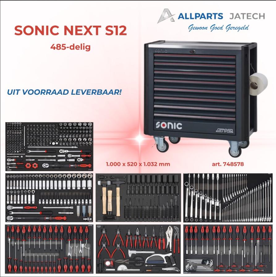 sonic gereedschapwagen s12  748578  3349.00 ex btw, Ophalen of Verzenden, Nieuw