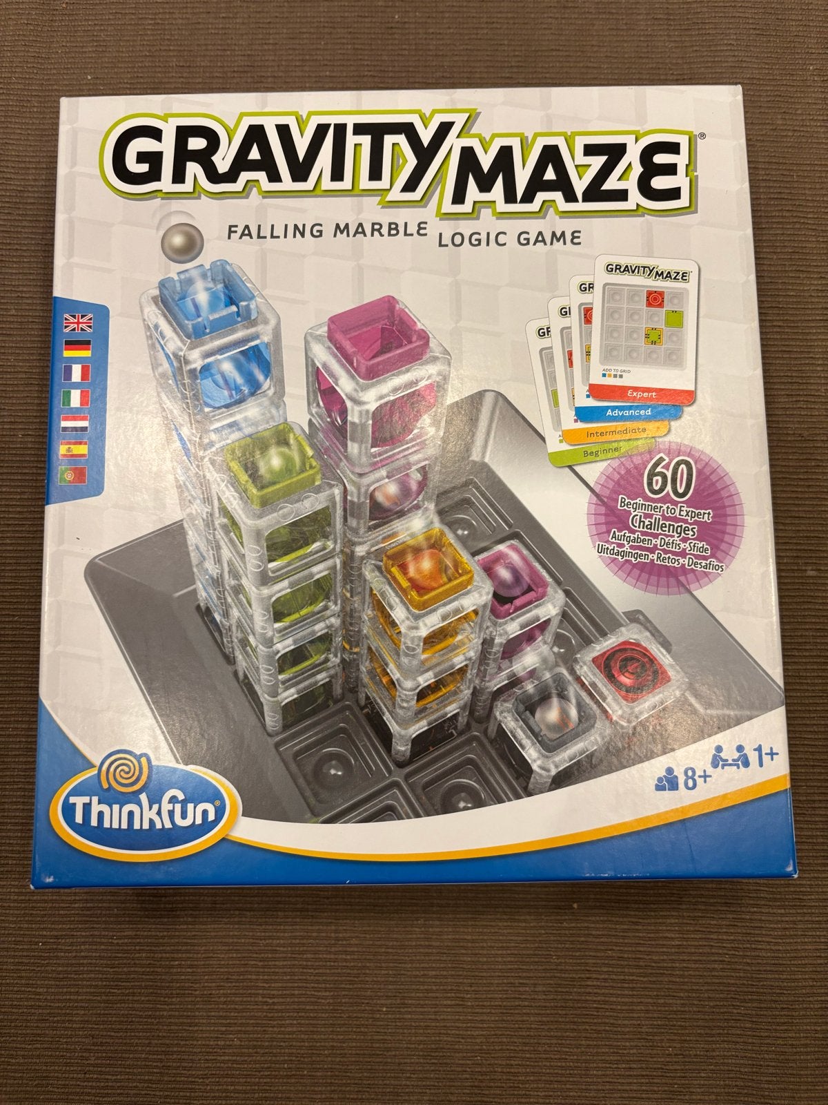 Gravity Maze: Logisch knikkerdoolhof spel van Thinkfun!, Een of twee spelers, Ophalen of Verzenden, Zo goed als nieuw