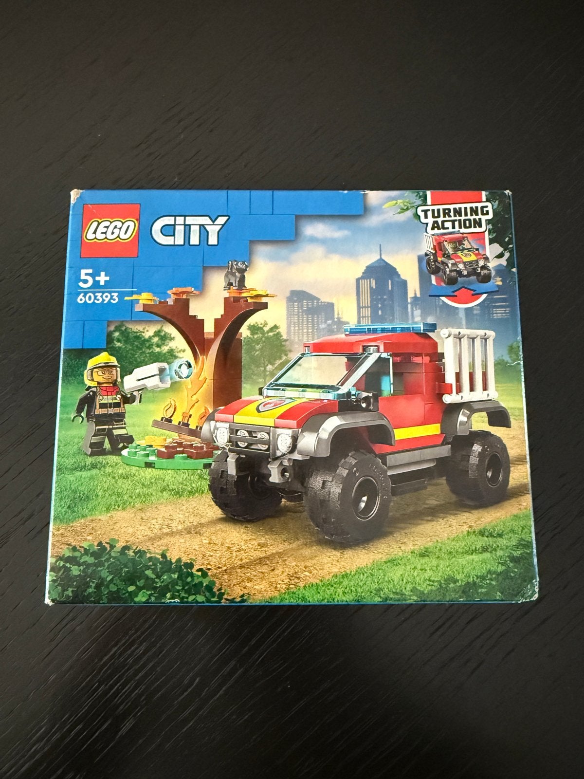 Lego City Brandweerwagen (60393) - complete set, City, Lego, Ophalen of Verzenden, Zo goed als nieuw