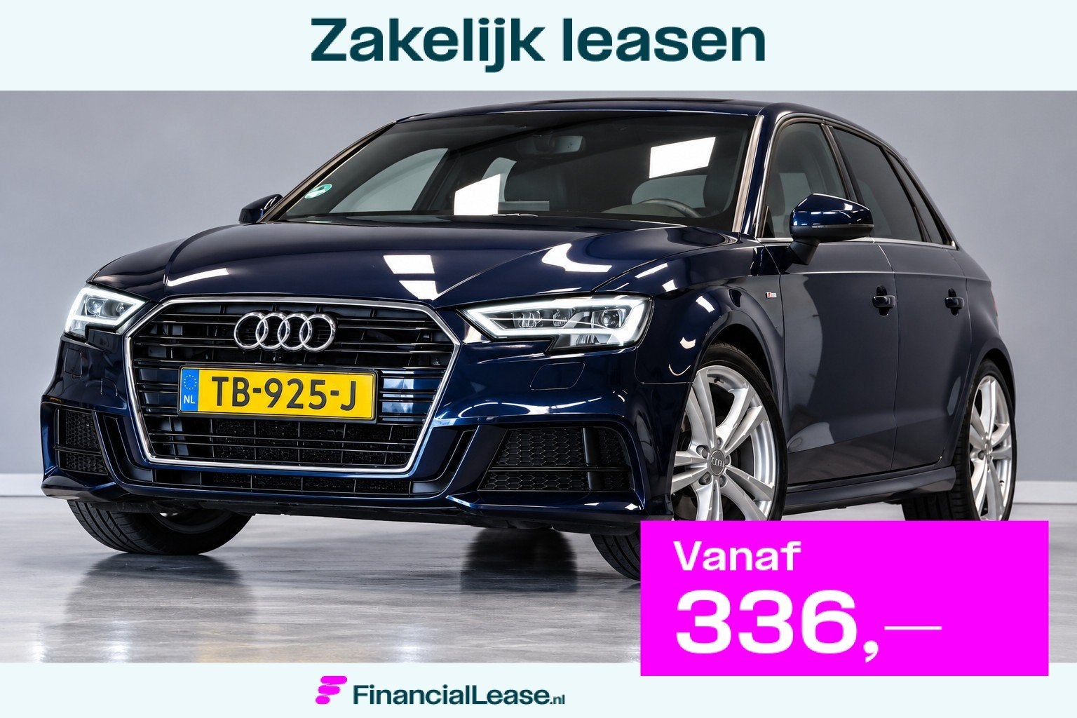 Audi A3 Sportback 1.5 TFSI CoD Sport S Line Edition|CLimate|, Automatische klimaatregeling, 4 cilinders, 150 pk, Blauw