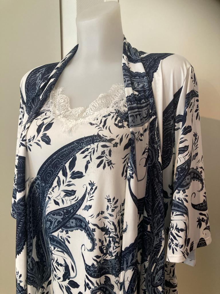 Twinset topje /vestje marine/wit mt L, Wit, Maat 42/44 (L), Nieuw, Ophalen of Verzenden