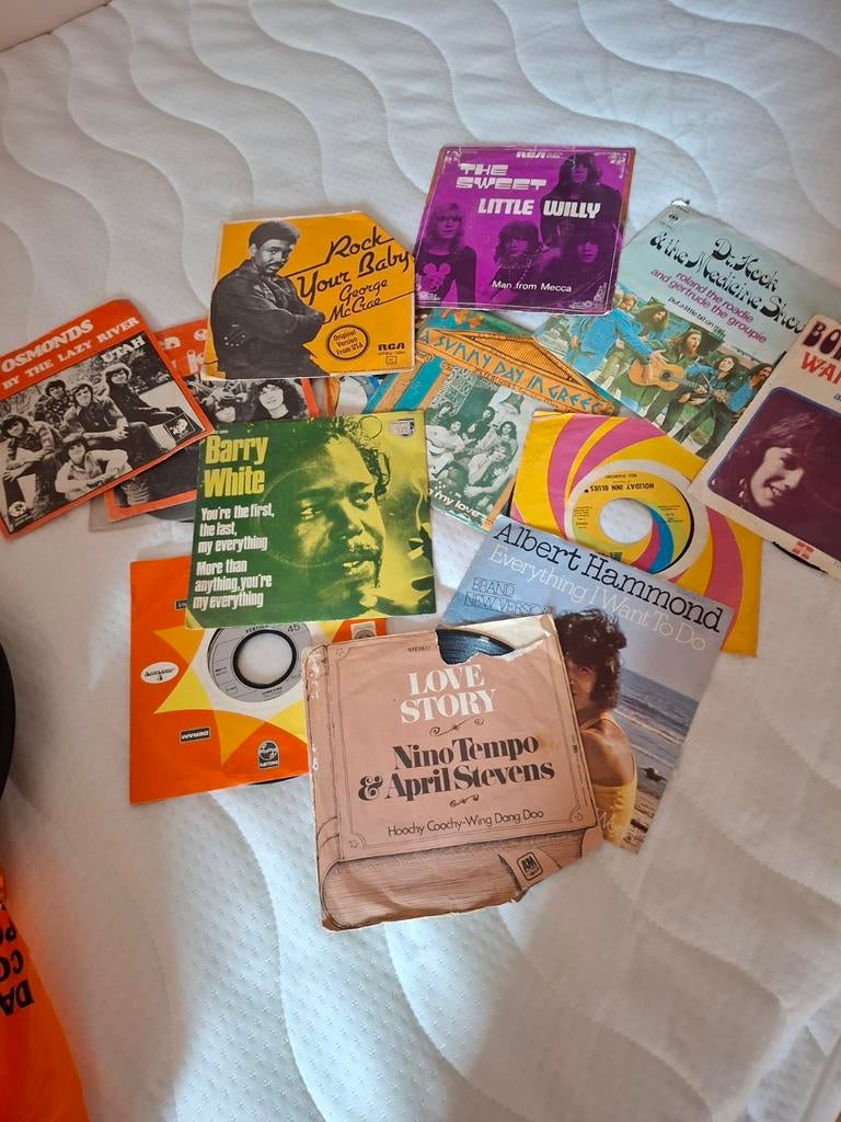 Te koop lp en singles, Ophalen