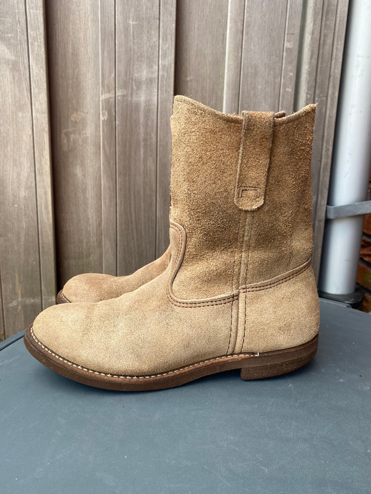 Red Wing 1188 Pecos Abilene roughout US8E/41, Kleding | Heren, Schoenen, Overige kleuren, Boots, Ophalen of Verzenden, Gedragen