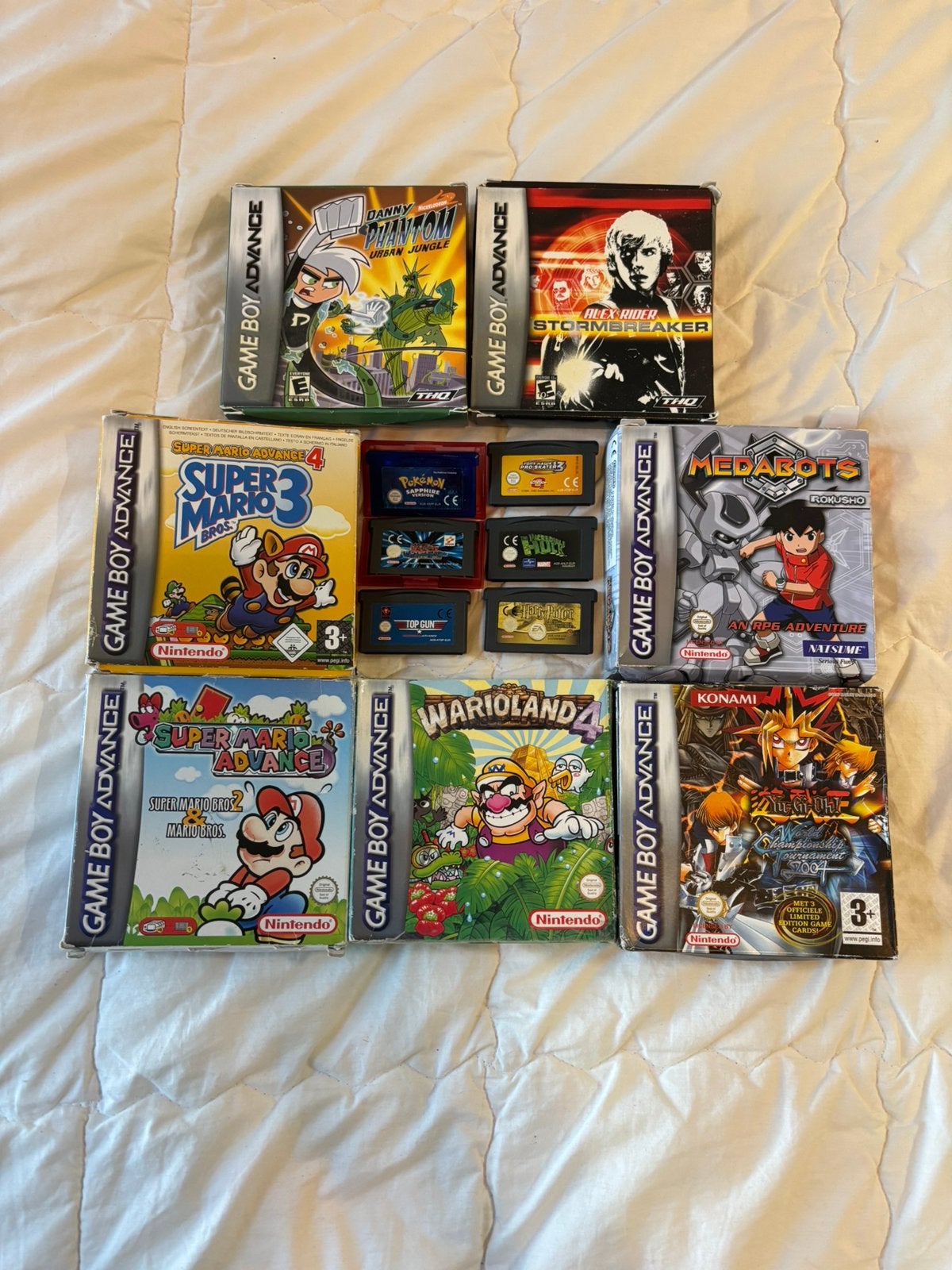 Game Boy Advance spellen Pokémon Mario Yu-Gi-Oh Wario, Spelcomputers en Games, Games | Nintendo Game Boy, 1 speler, Ophalen of Verzenden