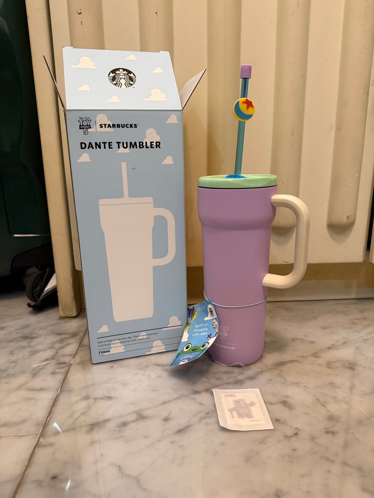 Special Edition Starbucks Toy Story 5 Dante Tumbler, Overige typen, Paars, Nieuw, Ophalen of Verzenden