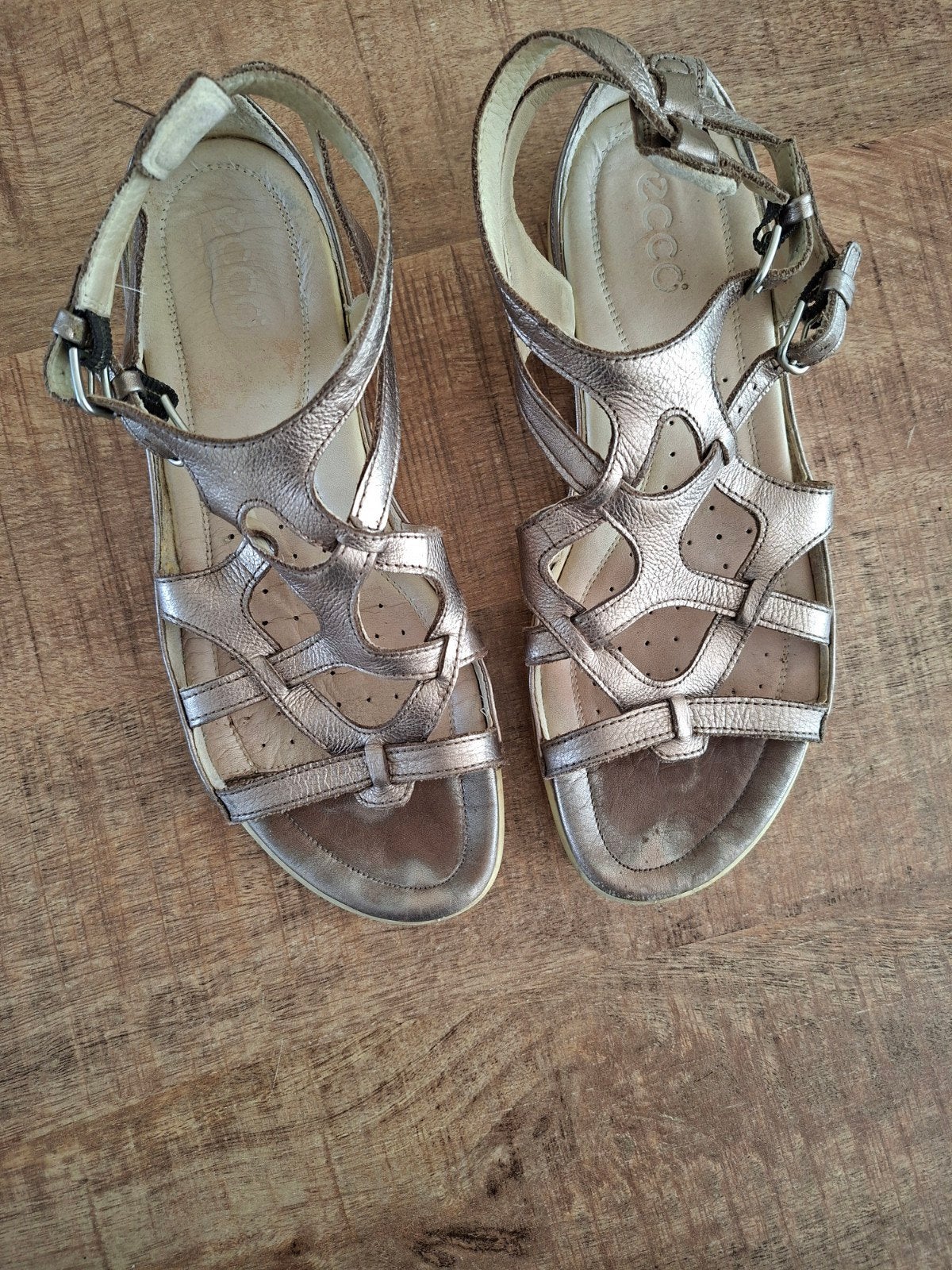 Sandalen van Ecco maat 40, Kleding | Dames, Schoenen, Ecco, Overige kleuren, Gedragen, Sandalen of Muiltjes