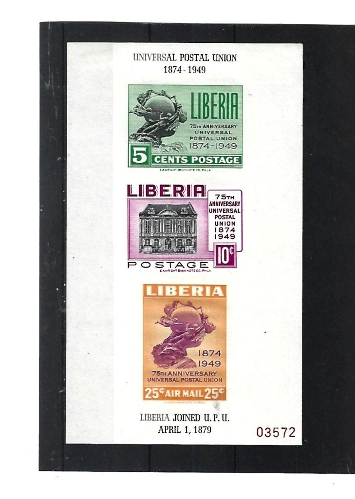 646 LIBERIA BLOK 3 POSTFRIS, Verzenden, Overige landen, Postfris