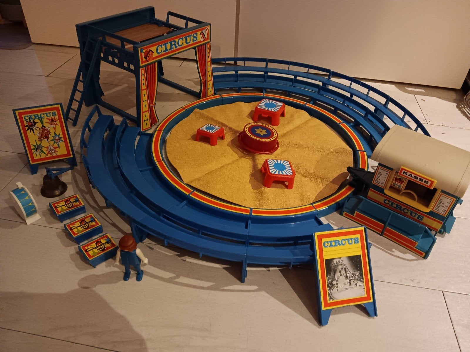 Playmobil 2 x circus sets 3553 & 3510 vintage 1978 1983, Ophalen of Verzenden, Gebruikt