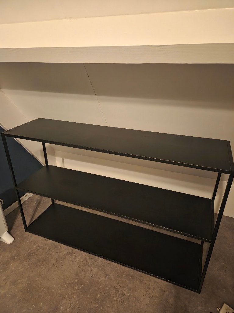 Sitetable zwart, Huis en Inrichting, Ophalen, Gebruikt