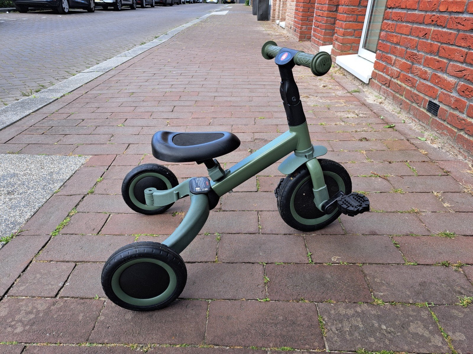 Topmark Kaya Green 4-in-1 Loopfiets/Driewieler, Fietsen en Brommers, Fietsen | Driewielers, Zo goed als nieuw, Verstelbare zitting