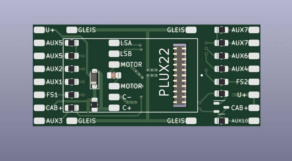 Roco Märklin Trix Plux22 Decoder universele printplaat, Treinset, Verzenden, Gelijkstroom of Wisselstroom, Nieuw
