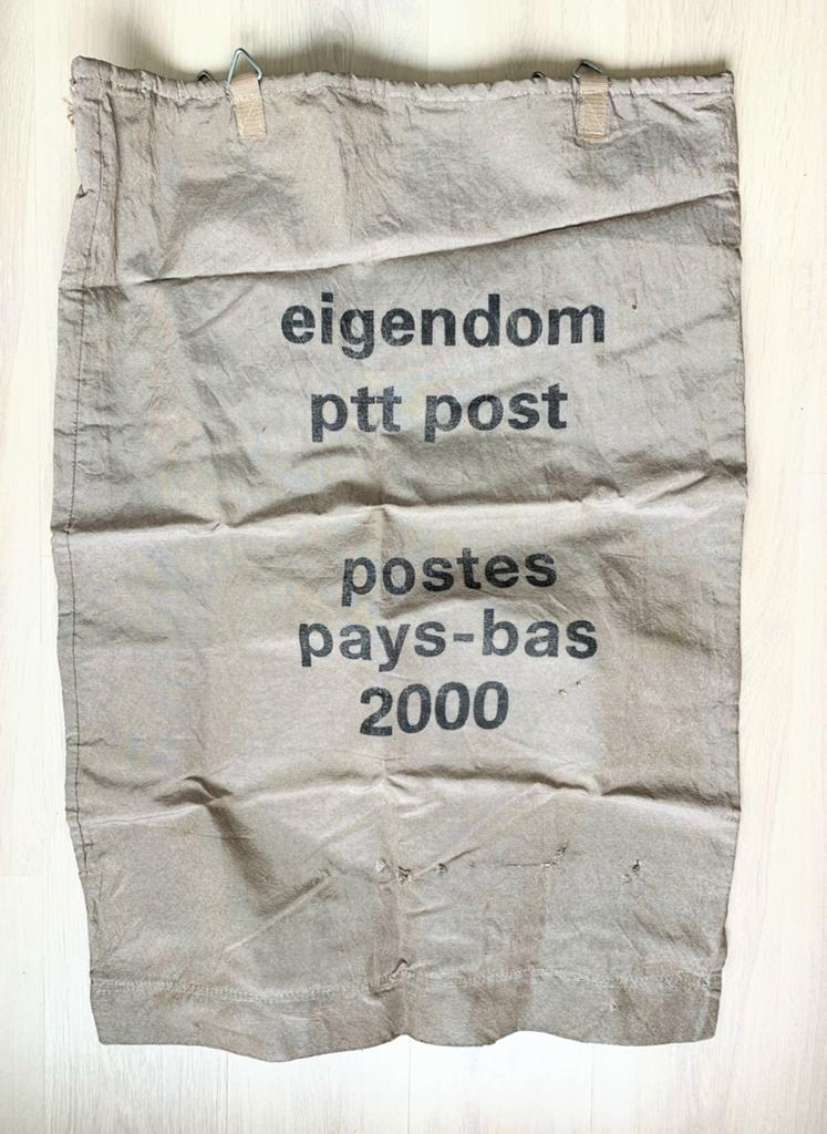 Ptt post postnl postzak zak brieven post tas, Huis en Inrichting, Verzenden, Gebruikt, Beige, Overige typen