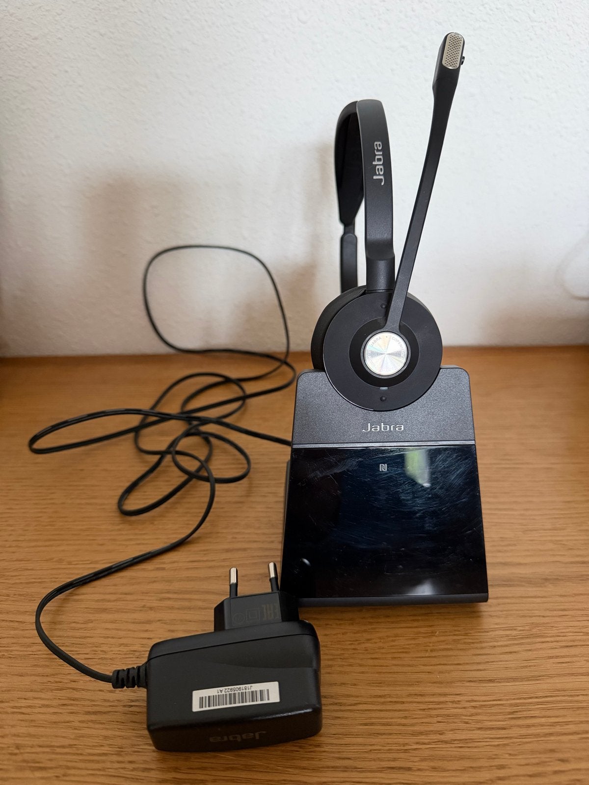 Jabra Engage 75 Stereo Headset met basisstation, Ophalen of Verzenden, Gebruikt, Overige typen, Universeel