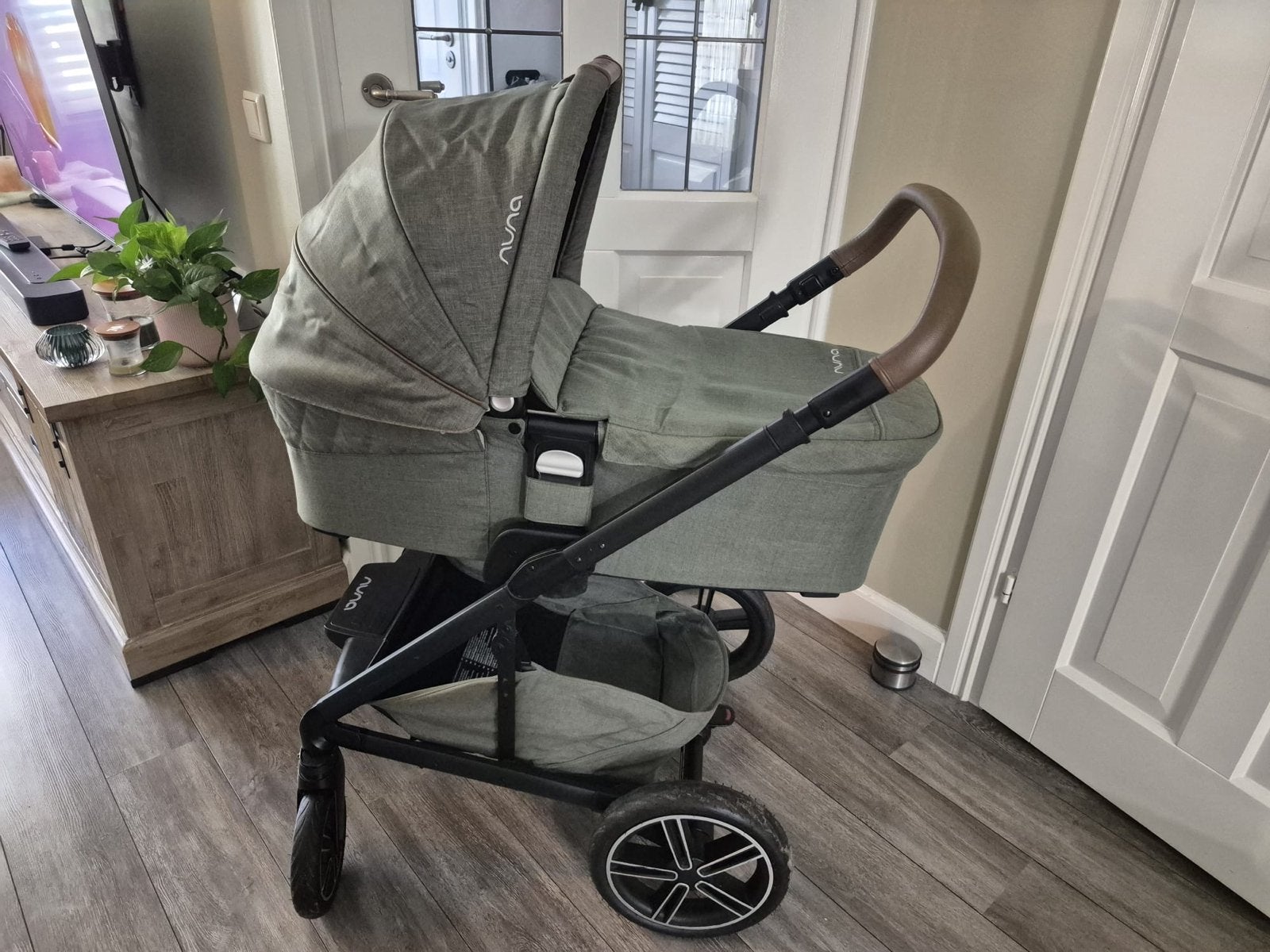 Nuna Mixx Next kinderwagen met reiswieg en zitje, Gebruikt, Combiwagen, Met reiswieg, Ophalen