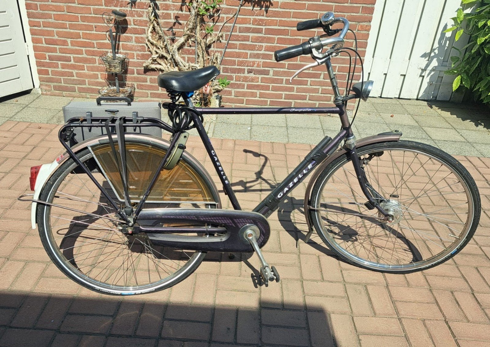 Gazelle Herenfiets., 55 cm of meer, Ophalen, Gebruikt, Minder dan 10 versnellingen