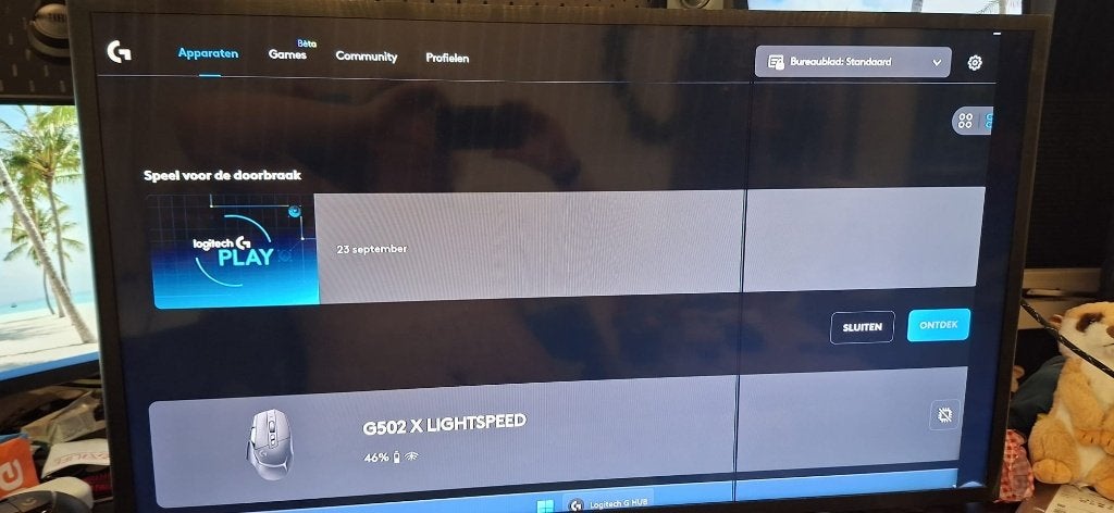 Samsung TV 40 inch met defect scherm, Ophalen, 50 Hz, HD Ready (720p), Samsung