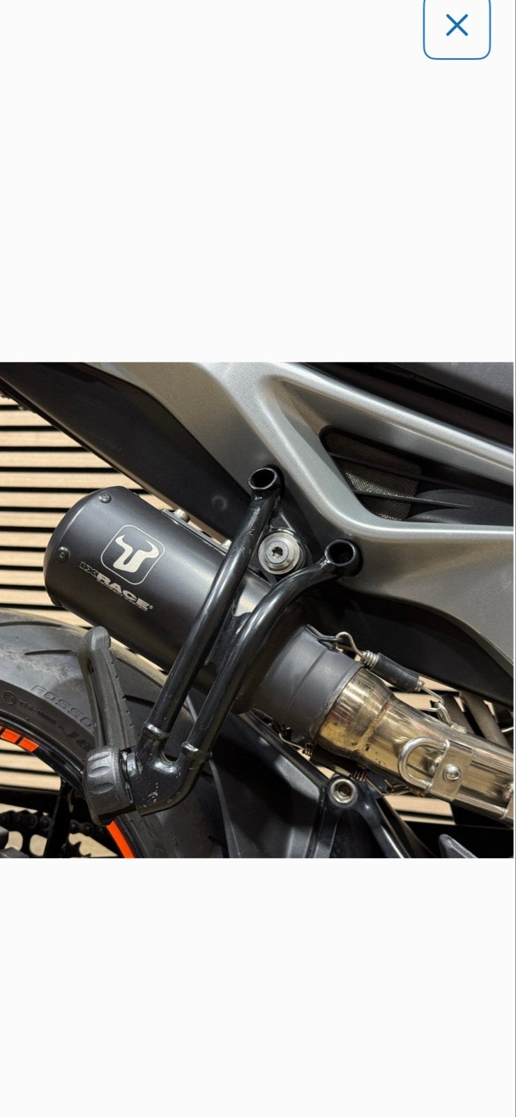 Ixracing uitlaat KTM Duke 790 ruilen voor Austin Racing, Motoren, Ophalen of Verzenden, Gebruikt