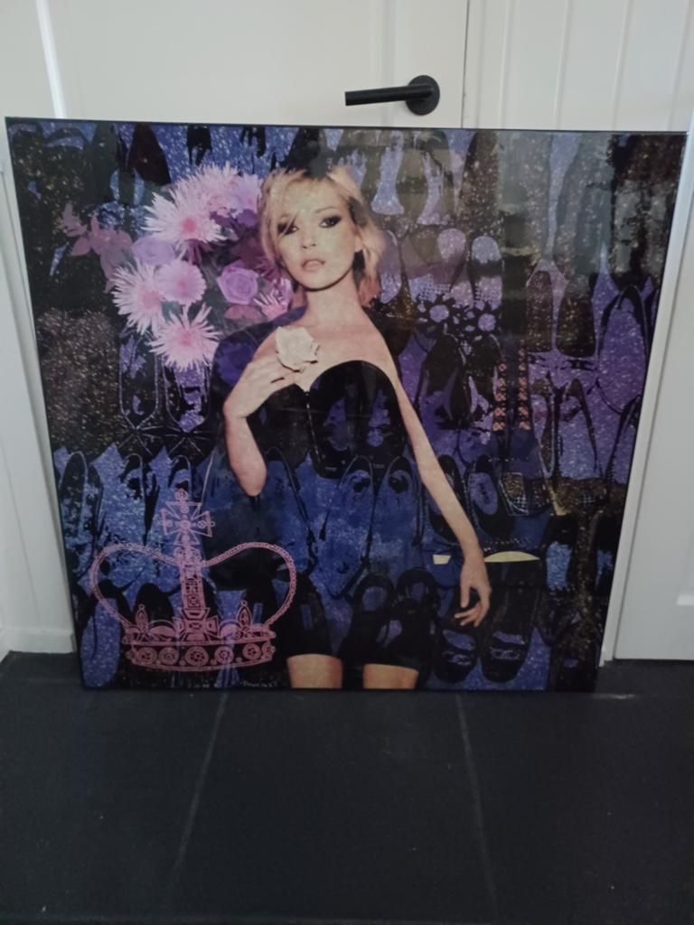 kate moss schilderij, Ophalen, Zo goed als nieuw, 75 tot 100 cm, Overige typen