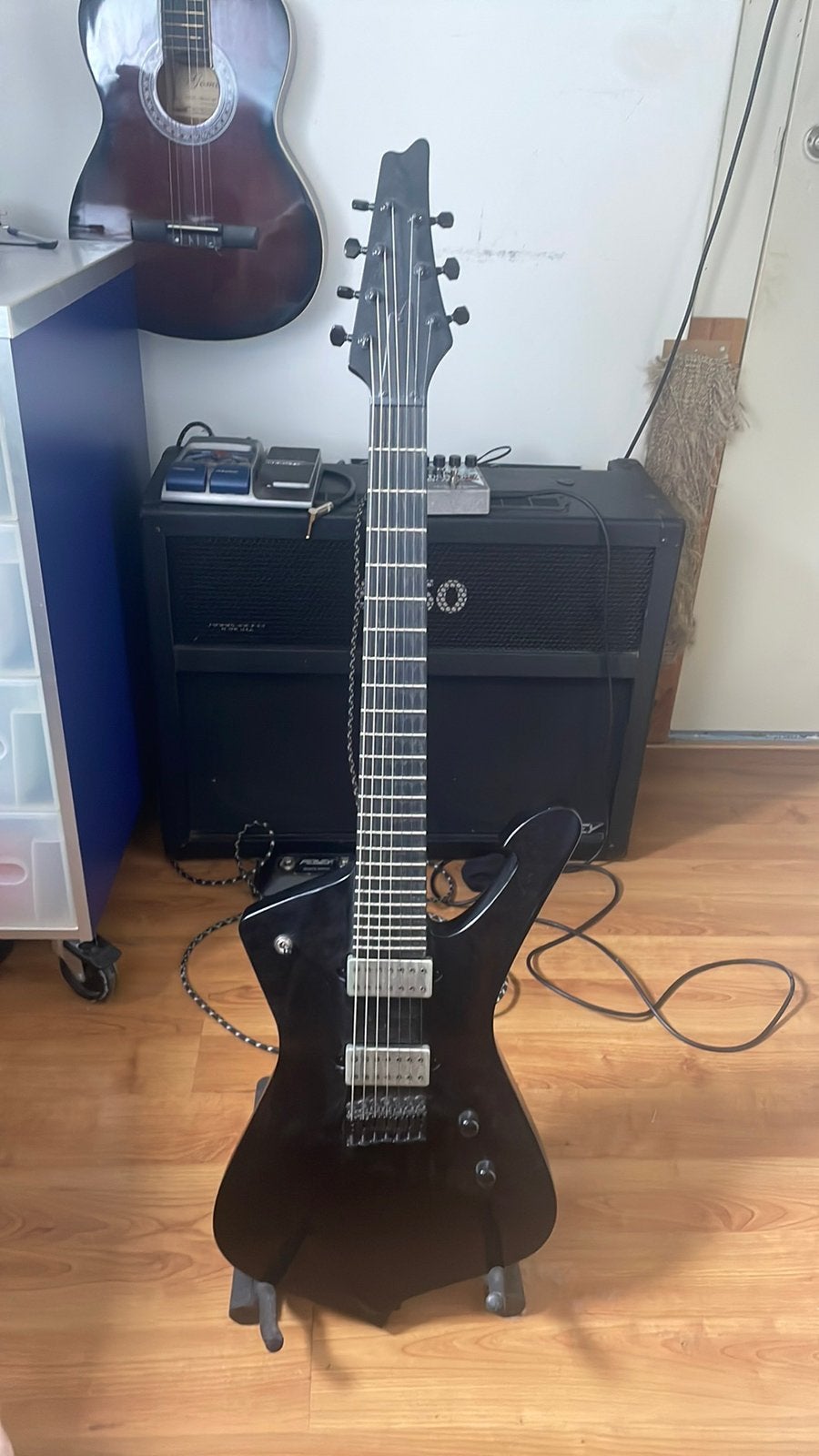 Ibanez iceman ictb721 7 string, Ophalen, Gebruikt, Solid body, Ibanez