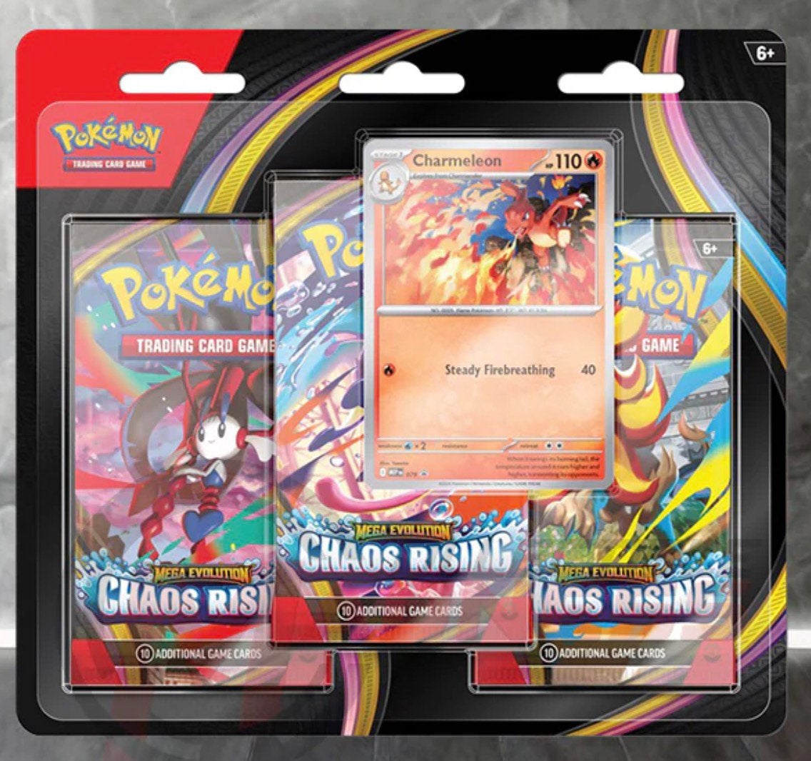 Pokémon: Chaos Rising 3 Pack Blister, Ophalen of Verzenden, Zo goed als nieuw