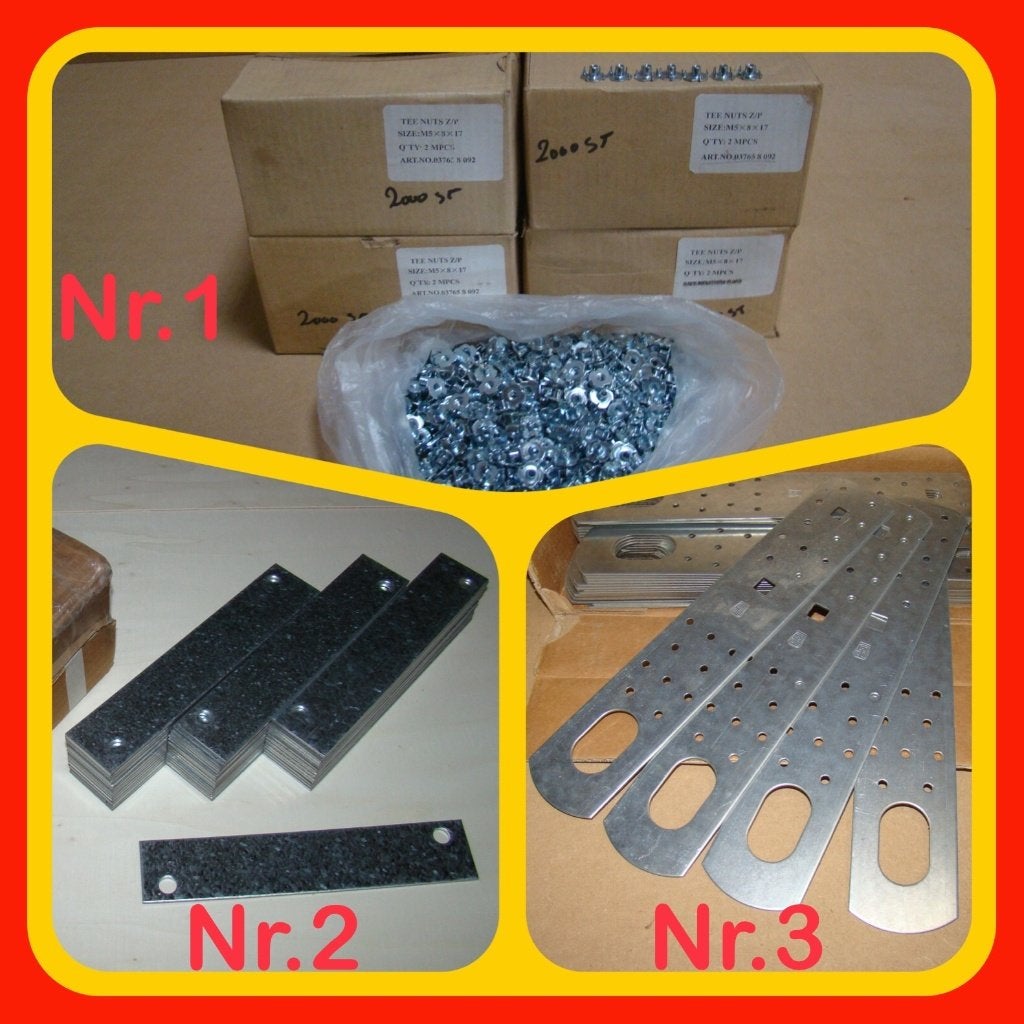 017. Inslagmoer / Hijsogen / BMF koppelstrips, Ophalen of Verzenden, Nieuw